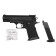 Strikeball gun "Galaxy" COLT 1911PD, with a muffler, feces. 6 mm