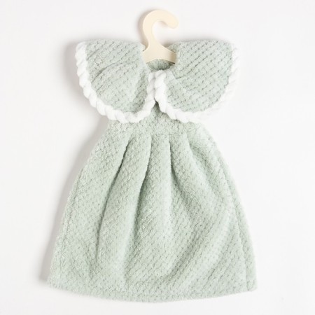 Ethel Kitchen towel "Dress" 25*32 cm, col. green, microfiber 100% p/e-1