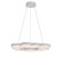 Suspended chandelier Mantra lunas, Led, 3700lm, 3000k, 1600 mm, matte white color