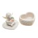 Souvenir Polystone Casket "Snowthrough Angel with an overflowing heart" 8x6.5x5.4 cm