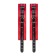 Toyfa Theatre shackles, leather, 28 cm, red color