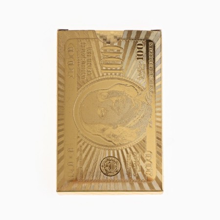 Plastic Plastic Maps "Golden Collection", 2 decks of 54 pcs, 30 μm, 8.8 x 5.7 cm-1