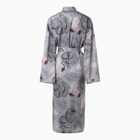 Home robe KAFTAN "Dragon", r.52-54. grey-7