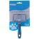 Delight packer plastic, with a drop, small, black and blue
