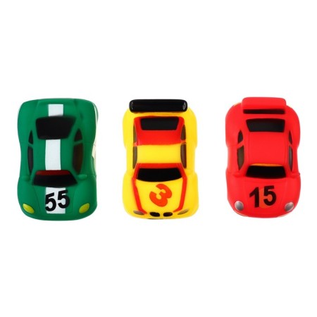 Rubber toy for the bath "Racing Machine", 8 cm, species mix I-9