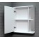 Mirror Bathroom Cabinet Iceberg Norm 1-55, Left
