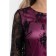Female dress, size 46, black color, pink