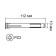 Anker "Tundra" MRD, frame, metal, galvanized, 10x112 mm, 20 pcs