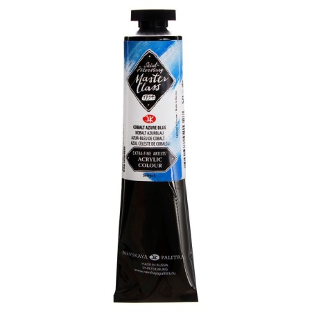 Acrylic artistic paint in the tube 46 ml, ZHK "Master Class", Cobalt Lazur-blue, 12304532-1