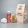 Gift set "3 in 1" shampoo, body brush, white washcloth