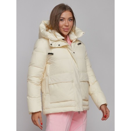 Winter jacket, size 48, light yellow color-9