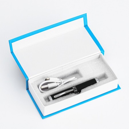 Laser pointer 532 nm, 500 mAh, range 1 km, microUSB, green beam-4