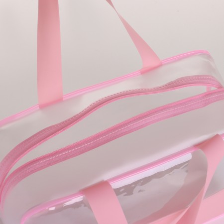 Lightning cosmetic bag, pink color-2