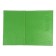 Cover for a passport with a pocket, green color