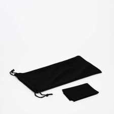 Чехол для очков на затяжке, цвет чёрный