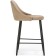 Harmar jama metal/velor, black/beige 46x53x90 cm