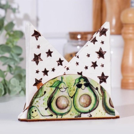 Avocado napkin, 13.5 × 3.1 × 6 cm