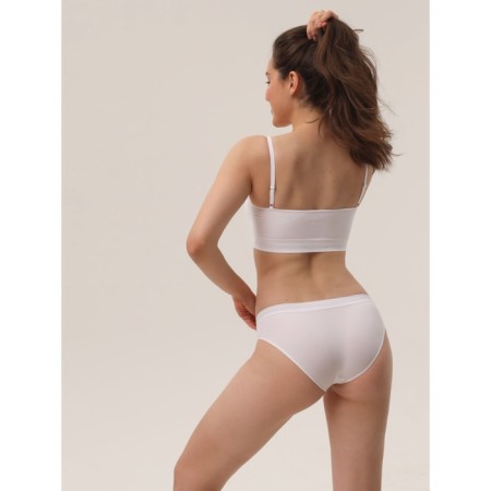 Top female supporting on thin straps Mirey Top Shaper Spalla Stretta, size 52, white color-3