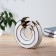 VAZA Ceramics Table "Mandy" 19 cm, white