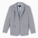 Women's jacket with buttons on the back MIST, R.S-M, Gray