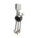 Furniture hook cappio basket, one -rod, green color