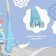 Mobile musical "Magic dreams", sound, light, blue color