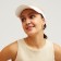 Cap female wicker minku color powder, size 56-58