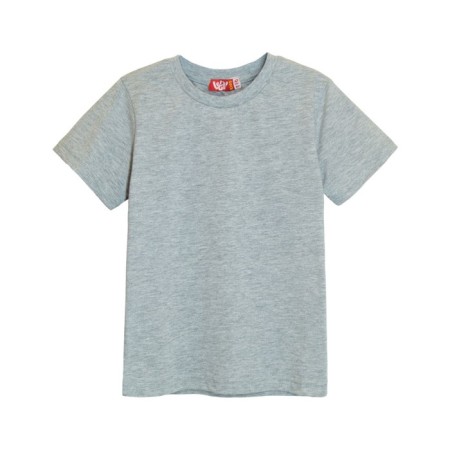 Футболка для девочки, рост 110 см, цвет серый меланж