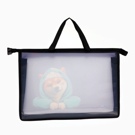 Folder with A4 handles, 335 x 235 x 55 mm, plastic, pens, Calligrata "Siba"-2