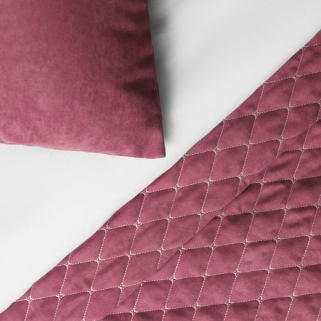 Bedspread with pillowcases "Tina", size 230x250 cm, pink color-2