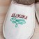 Slippers for the bath "Grandpa", male, felt