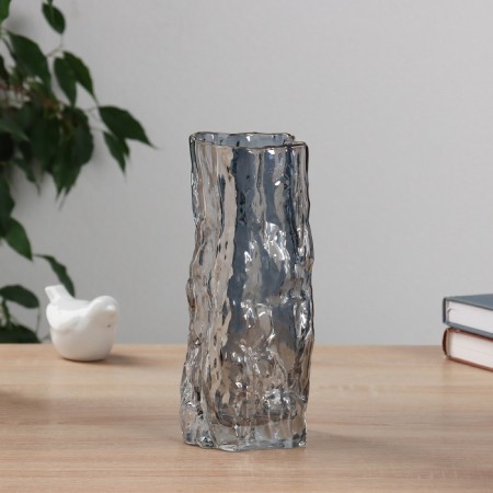 VAZA Glass Elodi "21x10.5 cm, silver