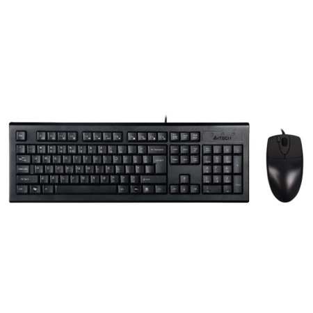 Keyboard + Mouse A4Tech KR-8520D Claw: Black Mouse: Black USB
