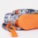 Baby backpack with zipper, external pocket, reflective strip, gray color