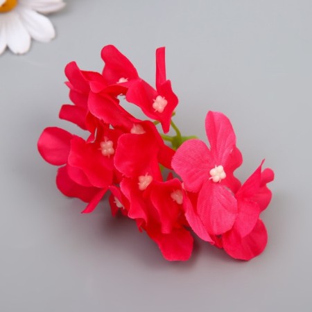 Flowers for decorating "hydrangea" bright pink 10x10 cm-1