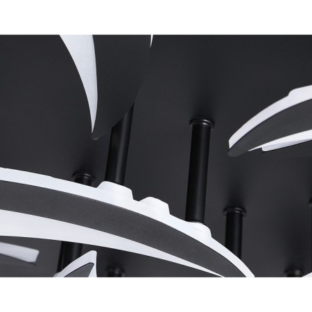 LED ceiling LED with Ambrella Light, Original, FA4474, 10XLED, 112 W, 8400LUM, 3000-6400K, Black Black Color-5