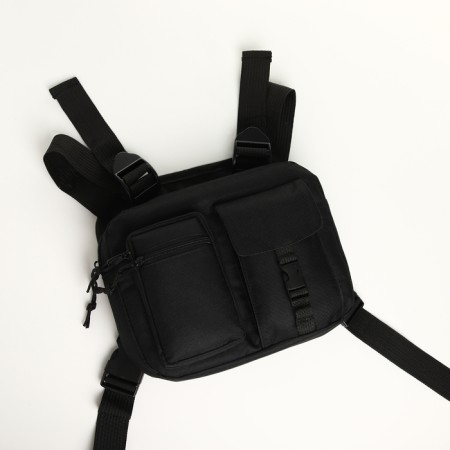 Babberry bag with lightning, 2 external pockets, black color-9