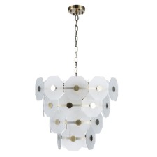 Suspended chandelier Arte Lamp Lambrusco A4069LM-7AB, E14, 7x40 W, 44x44x38 cm, bronze
