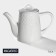 Teapot Porcelain Hot Magistro Argos, 1.4 l, white color