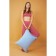 The pillow is low, size 50x70 cm, color mix
