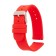 Smart hours strap, 20 mm, silicone, red