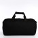 Sports bag with lightning, long belt, black color