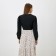 Women's shortened shirt MIST Summer Time, size 46, black