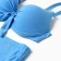 Separate female swimsuit, blue color, size 54
