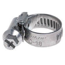 AIRLINE clamp, 10-16/9 mm, worm, galvanized, w1