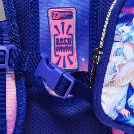 Backpack frame Phoenix 37*27*13 Growth system "Princess with the Dragon" girl Violet 64830-7
