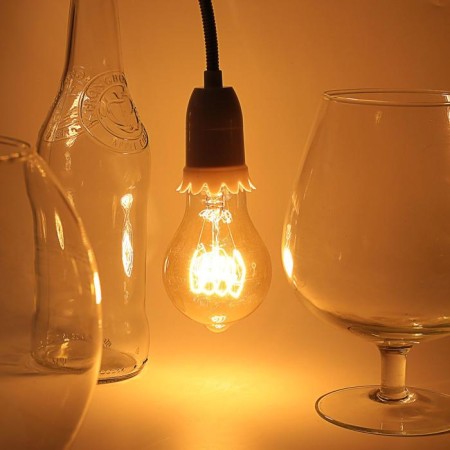 Incandescent lamp Vintage "Pear", A19, 40 W, E27, 230 V, 110x60 mm, warm white-1