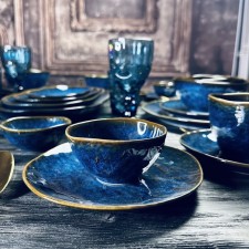 Set of salad bowls Lenardi Aquamarine, 9x4.5 cm, 6 pcs
