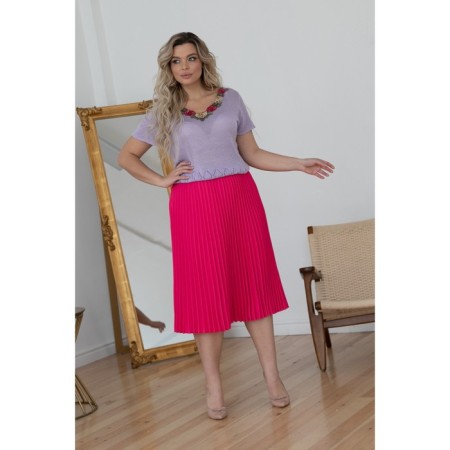 Female jumper, size 56, lilac color-6