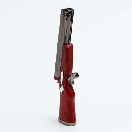 Gas lighter "Double -barrel", 3 x 11.5 cm-3